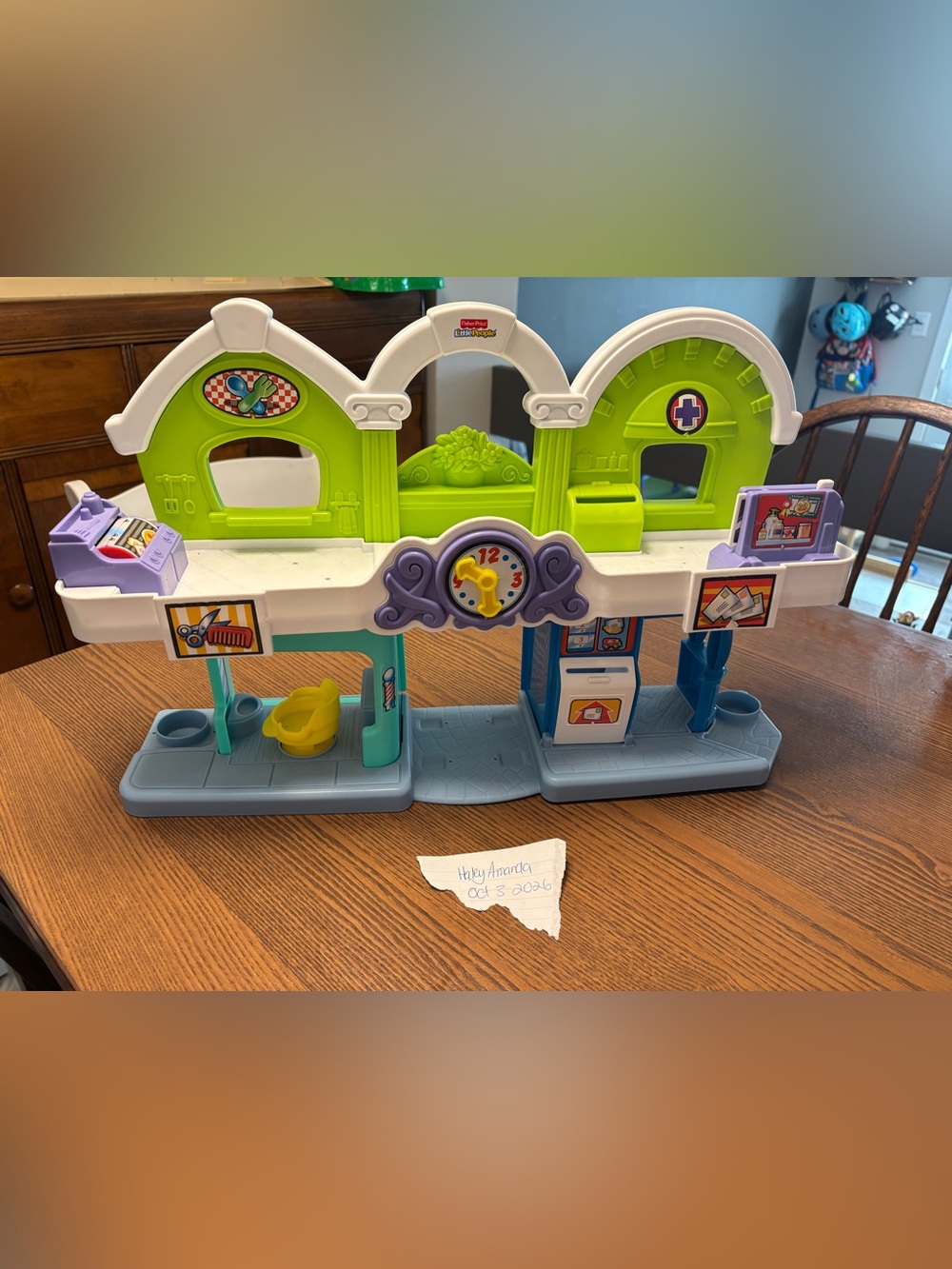 Fisher price little people animal ville town centre playset